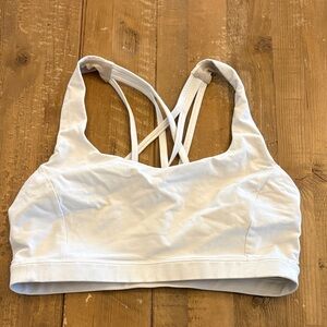 Lululemon Women's White Sports Bra